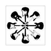 E-Gitarre Gummistempel (Prägung)