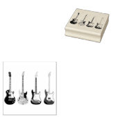 E-Gitarre Gummistempel (Stempel)