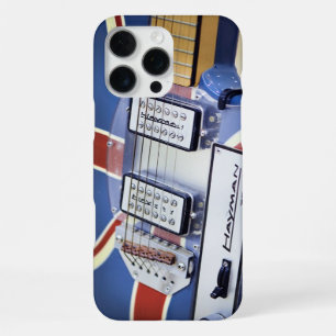 E-Gitarre im Vintage-Stil Union Jack iPhone 16 Pro Max Hülle