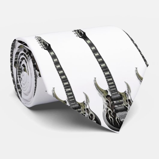 E-GITARRE KRAWATTE (Gerollt)