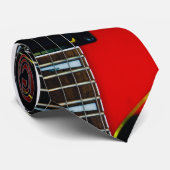E-Gitarre Krawatte (Gerollt)