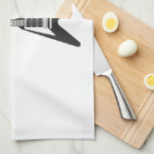 E-Gitarre Küchentuch (Viertel Falte)