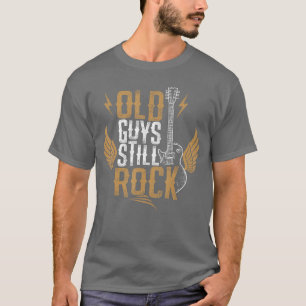 E-Gitarre Old Guys Still Rock Mädchen vint T-Shirt