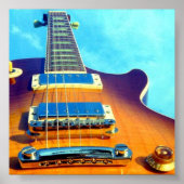 E-Gitarre Poster (Vorne)