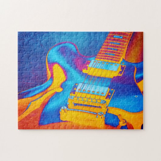 E-Gitarre Puzzle (Horizontal)