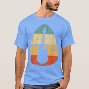 E-Gitarre Retro-Sonnendesign in Form eines Guit T-Shirt