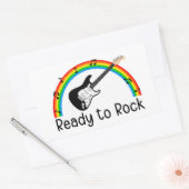 E-Gitarre Sticker 'Ready to Rock' (Umschlag)