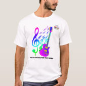 E-Gitarre T-Shirt (Vorderseite)