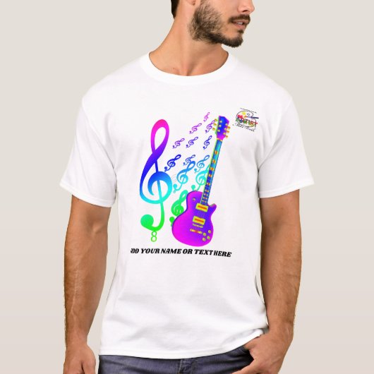 E-Gitarre T-Shirt (Vorderseite)