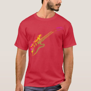 E-Gitarre Vintage Style T-Shirt 100