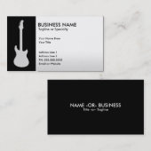 E-Gitarre Visitenkarte (Vorne/Hinten)