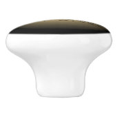 E-Gitarren-3-D Goldkugel ~ Noten ~ * ~ Keramikknauf (Seitenansicht)