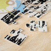 E-Gitarren-Entwurf Puzzle (Seite)