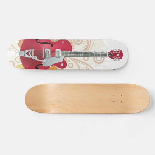 E-Gitarren-Entwurf Skateboard (Horizontal)
