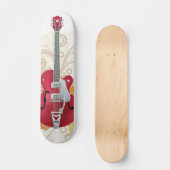 E-Gitarren-Entwurf Skateboard (Vorderseite)