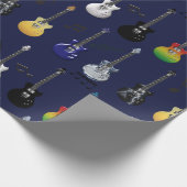 E-Gitarren Geschenkpapier (Ecke)