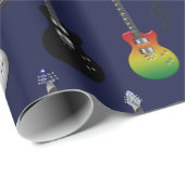 E-Gitarren Geschenkpapier (Rolleneckpunkt)
