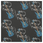 E-Gitarren-Gewebe - Dunkelheit Stoff (Muster)