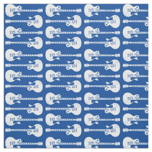 E-Gitarren grafisch Stoff