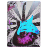 E-Gitarren-Klemmbrett Klemmbrett (Rückseite)