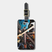 E-Gitarren-Konzept Gepäckanhänger (Vorderseite vertikal)