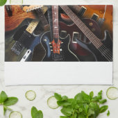 E-Gitarren-Konzept Handtuch (Gefaltet)