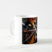 E-Gitarren-Konzept Kaffeetasse (Vorderseite Links)