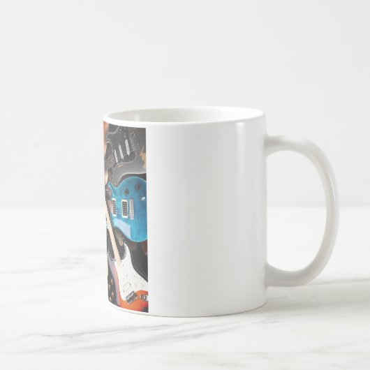 E-Gitarren-Konzept Kaffeetasse (Rechts)