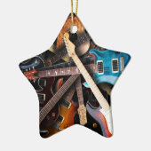 E-Gitarren-Konzept Keramik Ornament (Links)