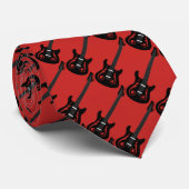 E-Gitarren Krawatte (Gerollt)