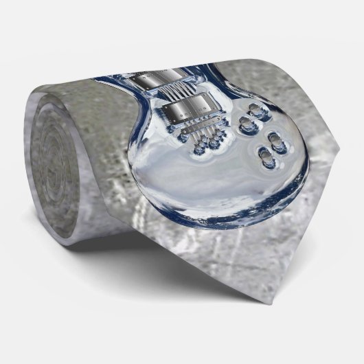 E-Gitarren Krawatte (Gerollt)