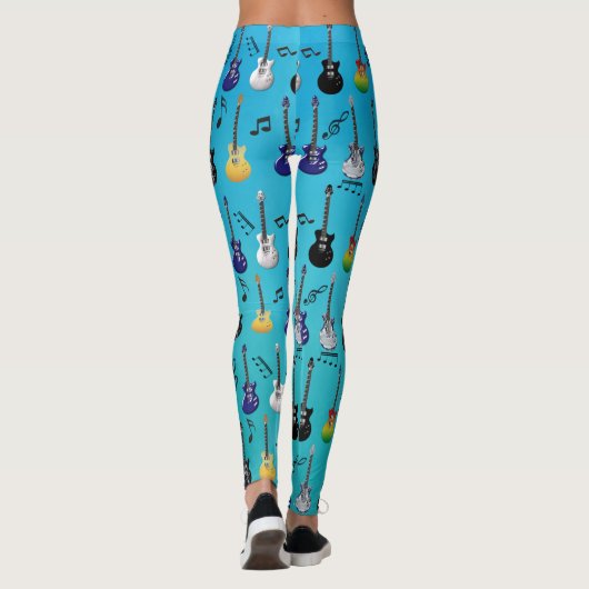 E-Gitarren Leggings (Rückseite)