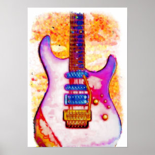 E-Gitarren-Plakat Poster