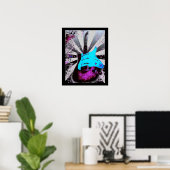 E-Gitarren Poster (Heimbüro)