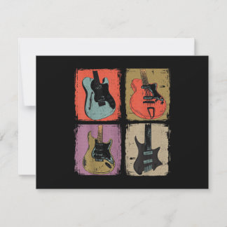 E-Gitarren-Sammlung Band Gitarrist Vintage