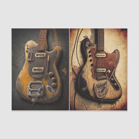 E-Gitarren Seidenpapier (Vorderseite)