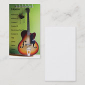 E-Gitarren-Visitenkarte Visitenkarte (Vorne/Hinten)