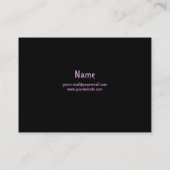 E-Gitarren-Visitenkarte Visitenkarte (Rückseite)