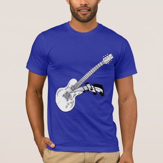 E-Gitarrent-shirt T-Shirt (Vorderseite)