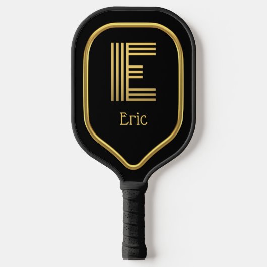 E Gold Pickleball Paddle (Vorderseite)