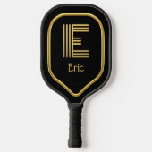 E Gold Pickleball Paddle (Rückseite)