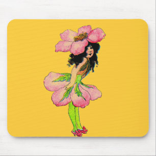 E Gordon Blume Fairies Wilde Rose Fairy M.T Ross Mousepad