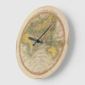 E. Hemisphäre Große Wanduhr (Winkel)