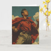 E) Hero-Vater Karte (Gelbe Blume)