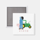 E-I-E-I-O MAGNET (Vorderseite/Rückseite)