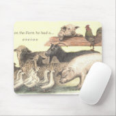 e-i-e-i-o-o Vieh Mousepad (Mit Mouse)