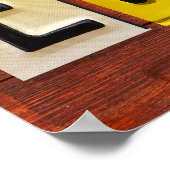 E-ILY-Nummernschild Name Benutzerdefiniertes Schil Poster (Ecke)