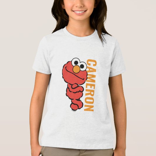 E is for Elmo Tri-Blend Shirt (Vorderseite)