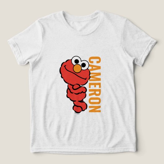 E is for Elmo Tri-Blend Shirt (Design Vorderseite)
