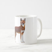 E ist für Äthiopischen Wolf Kaffeetasse (VorderseiteRechts)